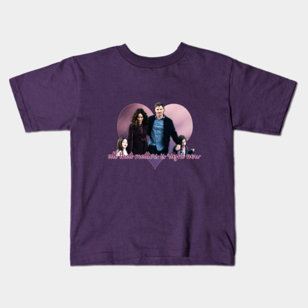 Lyatt Family Kids T-Shirt by runningfox